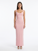 Backless Wide Strap Maxi Dress