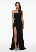 Split Tube Maxi Dress
