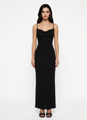 Backless Wide Strap Maxi Dress